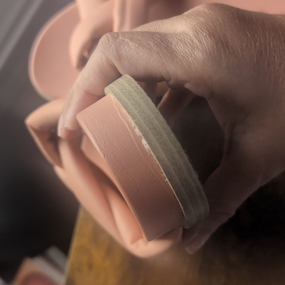 Women's Cosette Padded Slide Sandals Universal Threads - Coral Pink -Size 7 - Picture 8 of 10